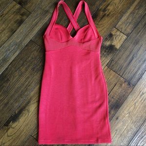 TopShop RED Fitted Strappy Dress